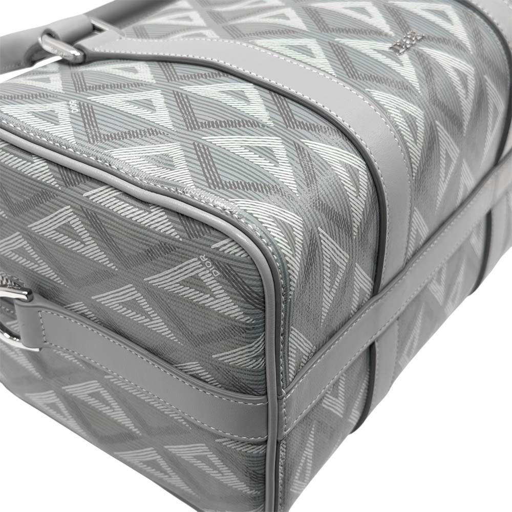 Christian Dior Lango CD Diamond Gray Handbag Shoulder Bag - Picture 9 of 10